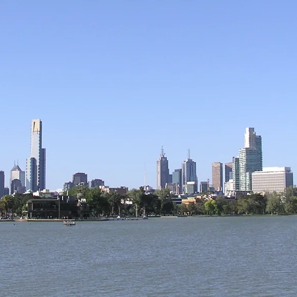 Albert Park Lake in Albert Park, Melbourne