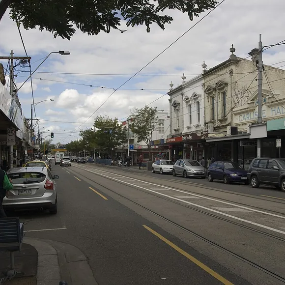 Carlisle Street in Balaclava, Melbourne