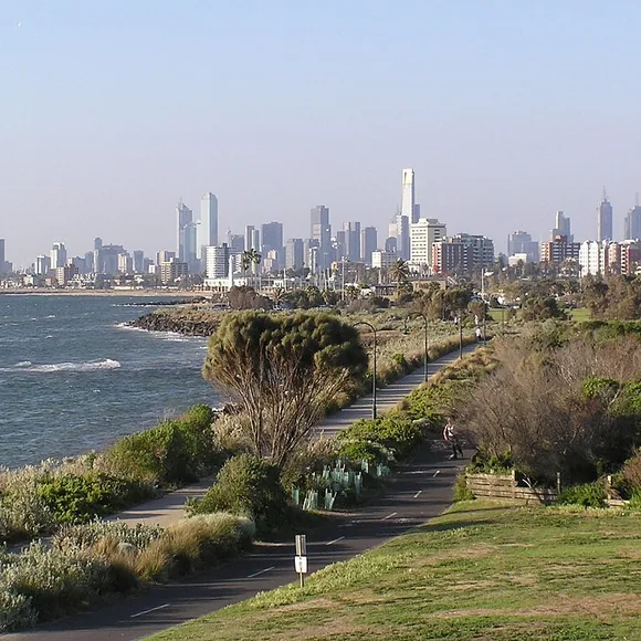 Elwood Beach in Elwood, Melbourne