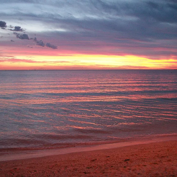 Middle Park Beach in Middle Park, Melbourne