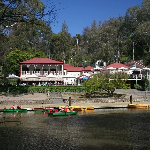 Studley Park Boathouse in Studley Park, Melbourne