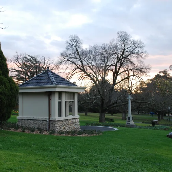 Recognisable view of Surrey Hills, Melbourne